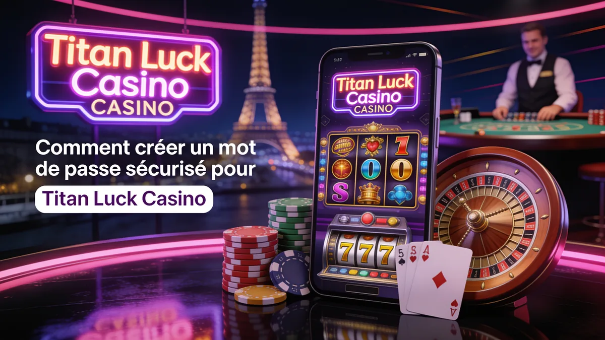 Comment créer un mot de passe sécurisé pour Titan Luck Casino : guide titan luck casino pour les joueurs en France